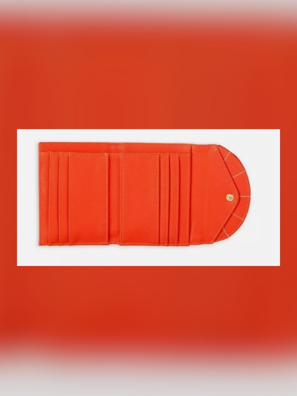 Loungefly Red Rabbit Coin Wallet with Gold Accent - Picture 3 of 4